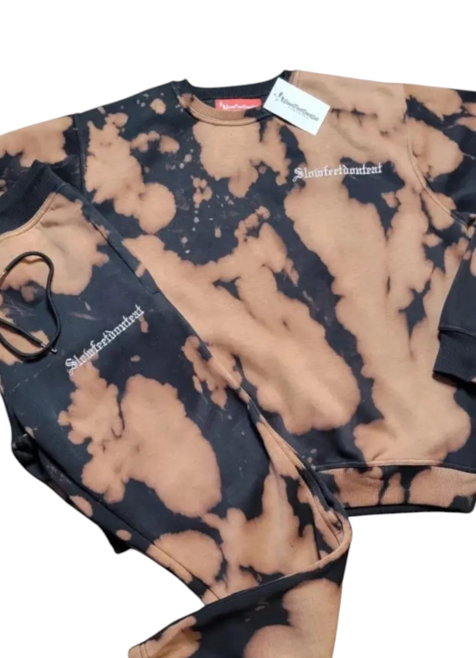 ACID WASHED SWEATSUIT